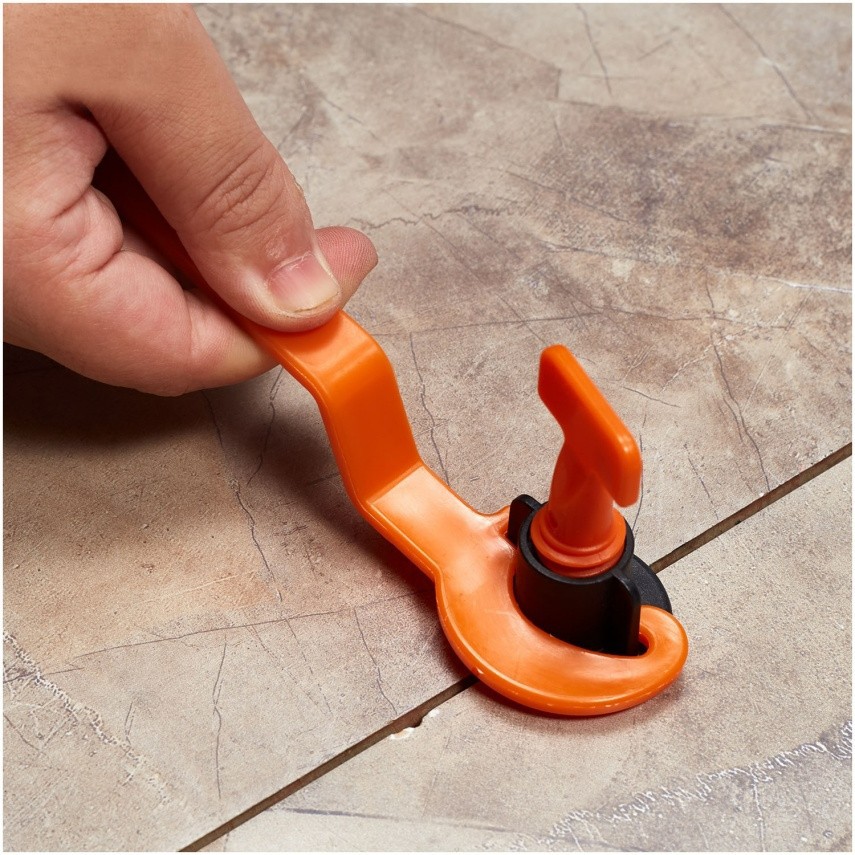 DIY tile leveling
