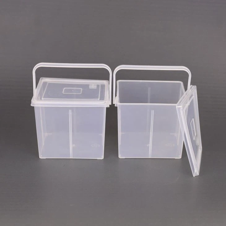 1.0L Square Clear Plastic Bucket